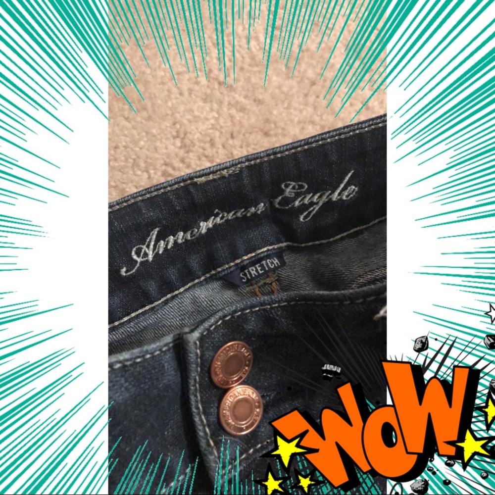 80% OFF!Vintage Artisan Flare American Eagle Jeans